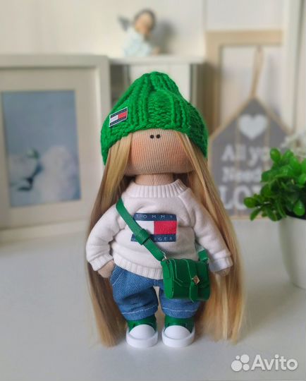 Интерьерная кукла ручной работы