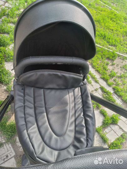 Детские коляски 3 в 1 из эко кожи