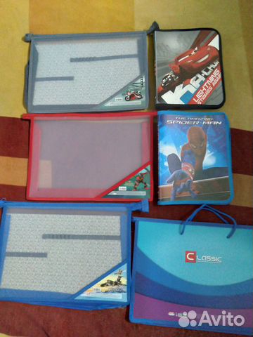 Папки для тетрадей и для труда