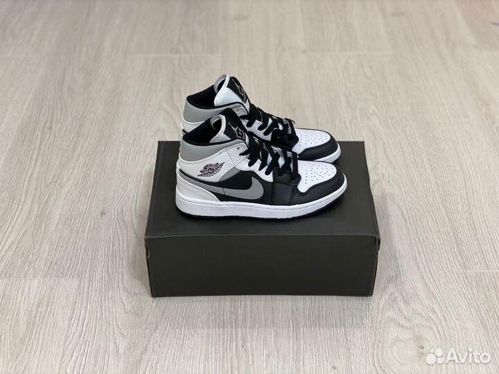 Кроссовки Air Jordan 1 White Shadow (36-45)