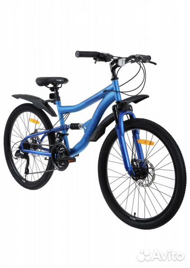 Горный новый велосипед двухподвесной