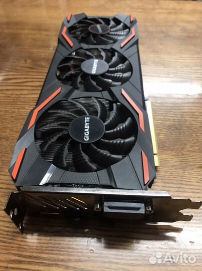 Видеокарта GTX 1080 Gigabyte Windforce OC 8G