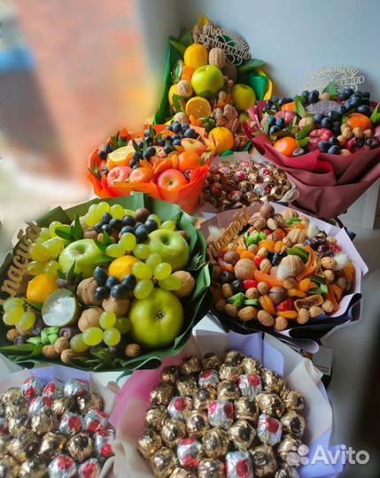 Вкусные подарки, съедобные букеты