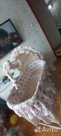 Коляска люлька для новорожденных бу
