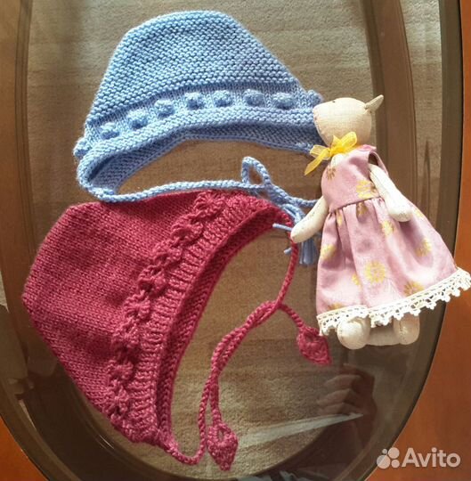 Новые шапочки-чепчики для новорожденных детей