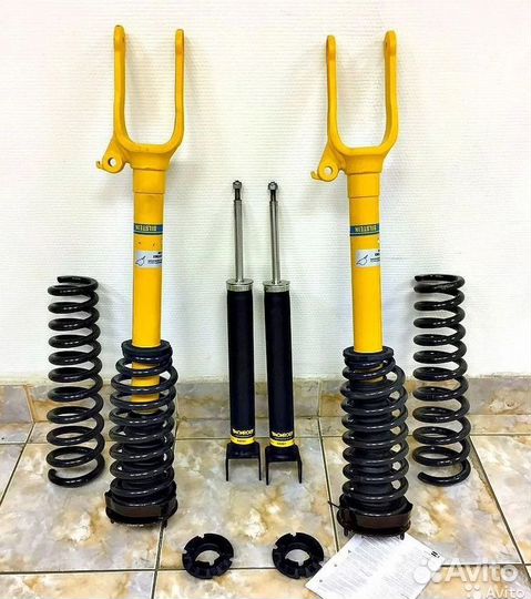 Комплект для перехода с пневмы на пружины