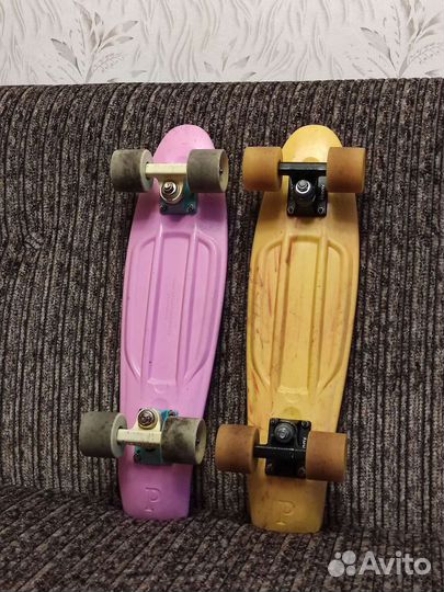 Penny board Original 22 Lilac & Marble Yellow Red