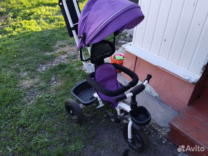 Трехколесный велосипед коляска