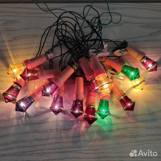 Ёлочная гирлянда Московский фонарик СССР