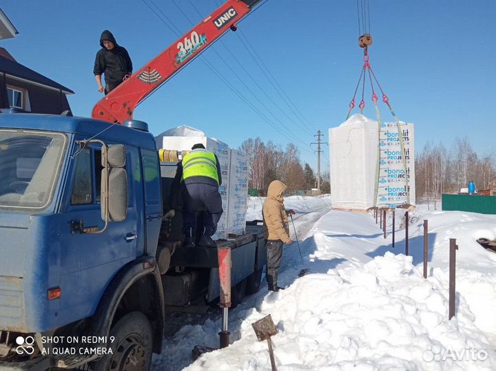 Газобетон Бонолит с Доставкой GZB-6082