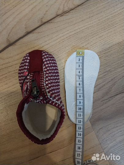 Детские тапочки 19,5 бу