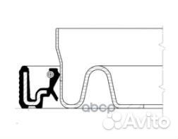 Сальник 35x47x7 20034106b Corteco