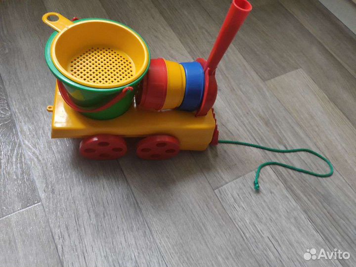 Песочный набор паравозик