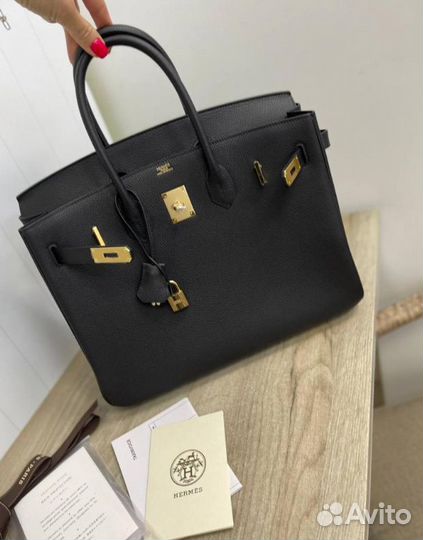 Сумка hermes birkin черная