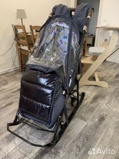 Детские санки коляска