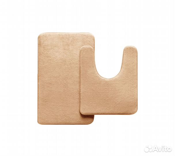 Набор ковриков для ванной и туалета с эффектом пам