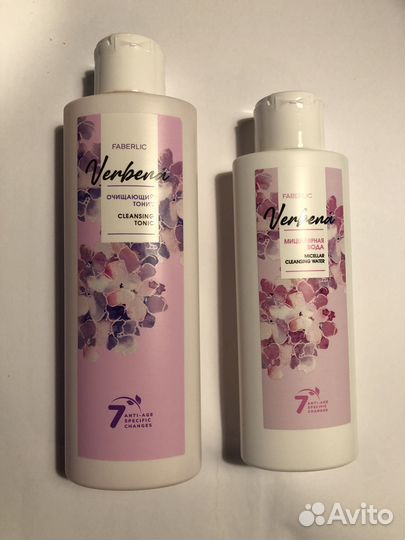 Мицеллярная вода и тоник Verbena Faberlic