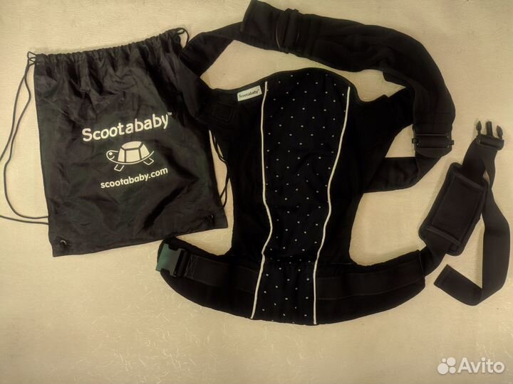 Слинг шарф трикотажный, эрго-рюкзак Scootababy