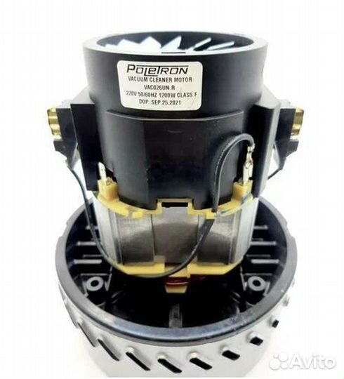 Мотор Двигатель пылесоса моющего 1200W H175мм Karc