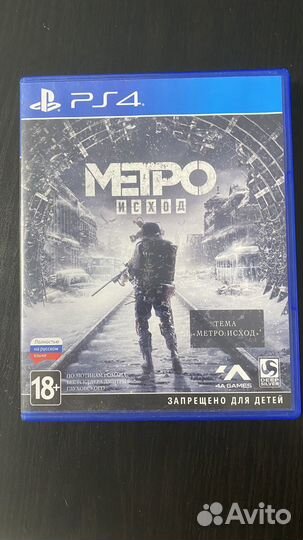 Игры для приставок ps4 метро исход