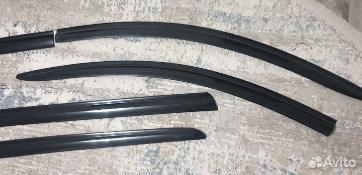 Ветровики для мицубиси паджеро спорт на все стекла