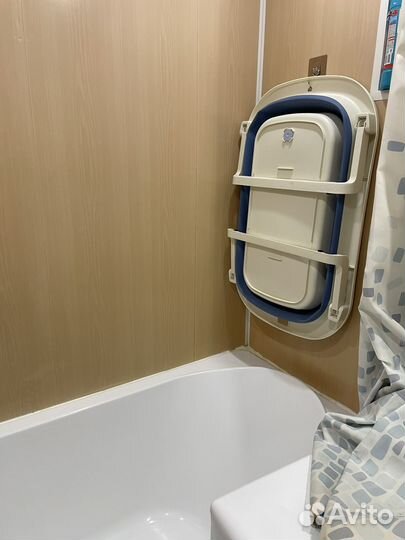 Ванночка для купания складная с матрасиком