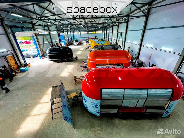 Фудтрак, Торговый павильон