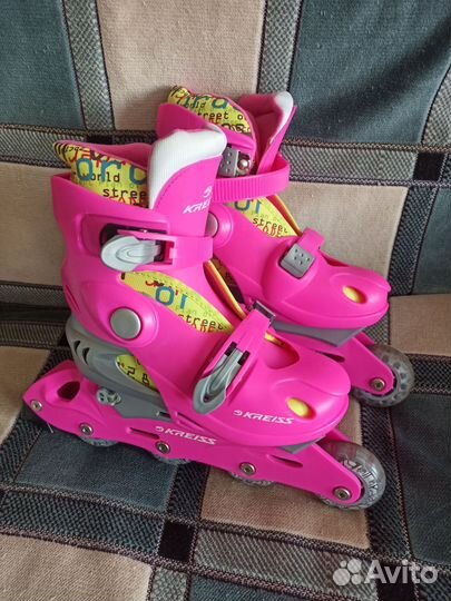 Роликовые коньки детские раздвижные