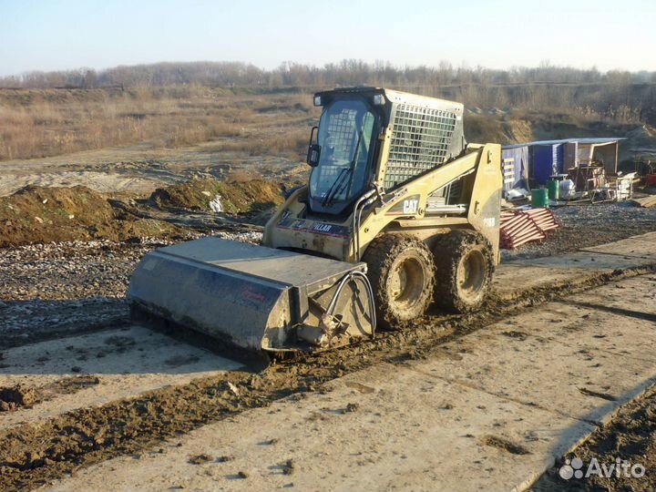 Услуги минипогрузика caterpillar 216