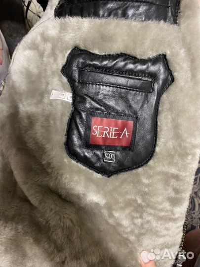 Кожаная куртка мужская