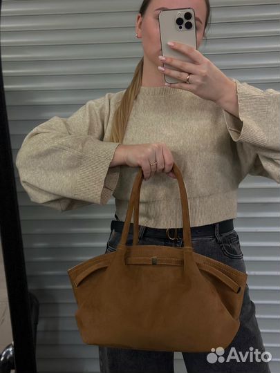 Сумка женская замшевая