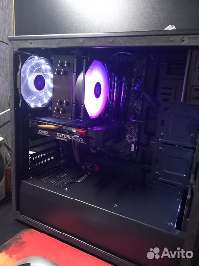 Игровой пк i3 12100f gtx1660super