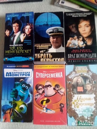 Видеокассеты и dvd