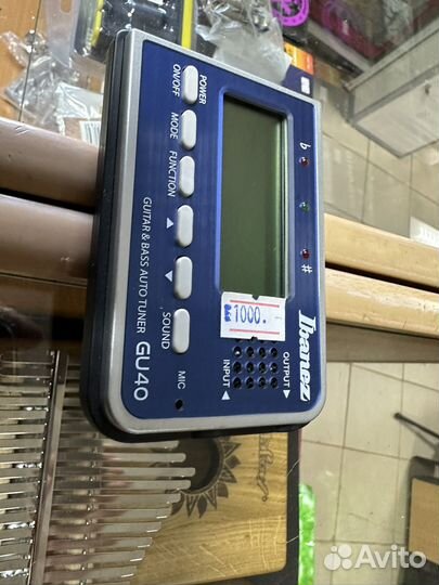 Тюнер гитарный