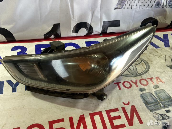 Передняя левая фара Hyundai Solaris 2