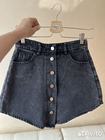 Юбка-шорты джинсовая