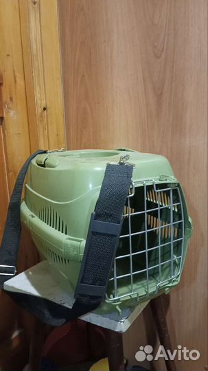 Переноска для кошек пластиковая