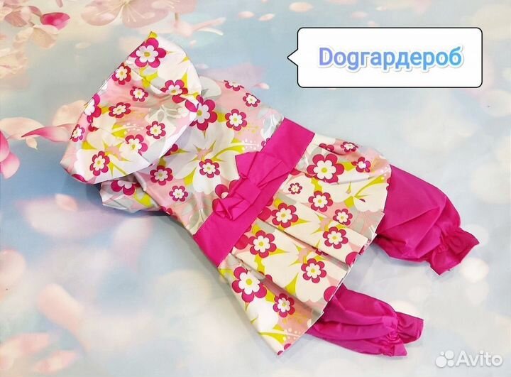 Демисезонный комбинезон для собак