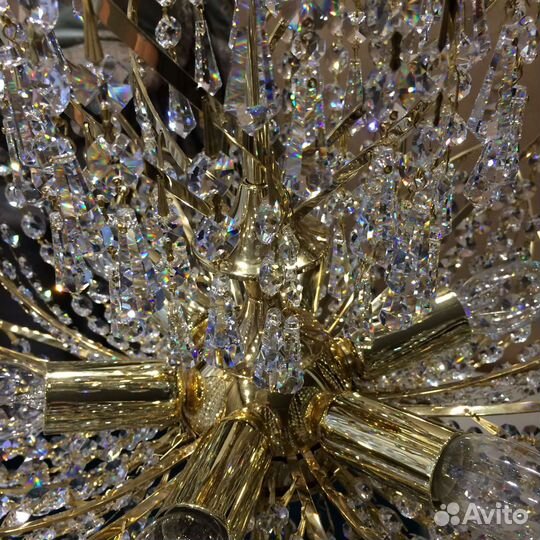 Люстра хрустальная Чехия