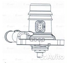 Термостат для а/м Opel Astra J (10) /Corsa D (0