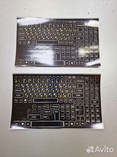 Наклейки на клавиатуру