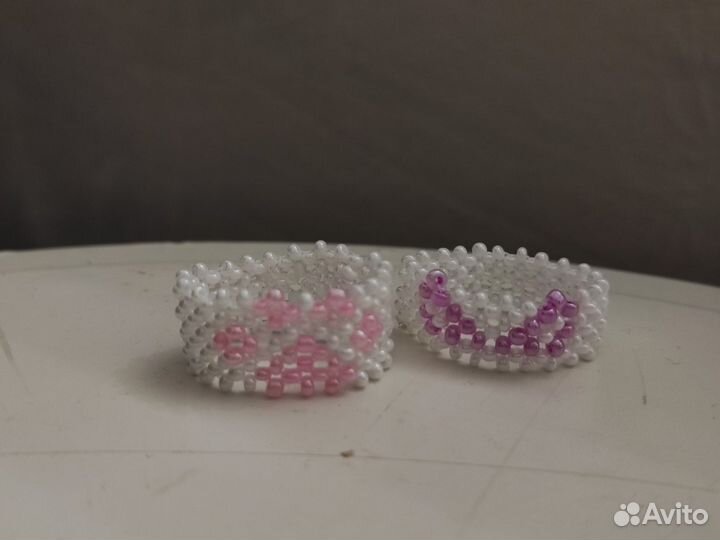 Кольца из бисера на заказ