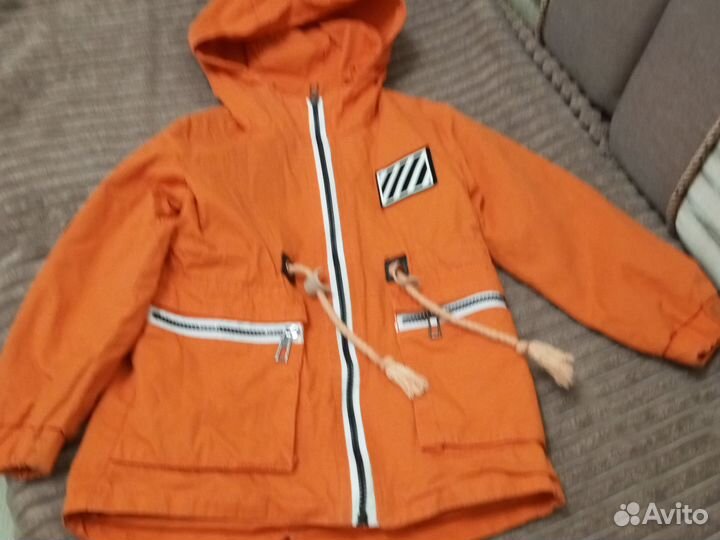 Куртка ветровка детская 110 116