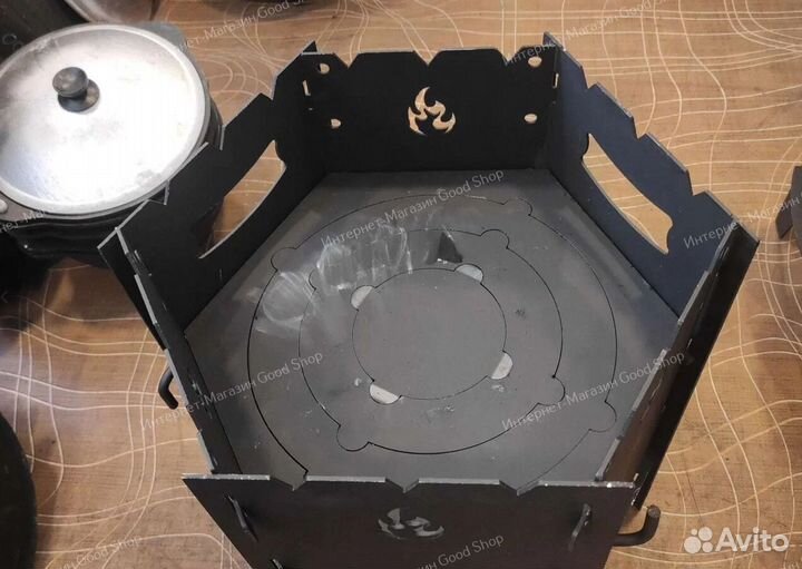 Очаг для казана, мангал, плита походная