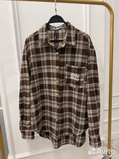 Крутая рубашка Miu Miu