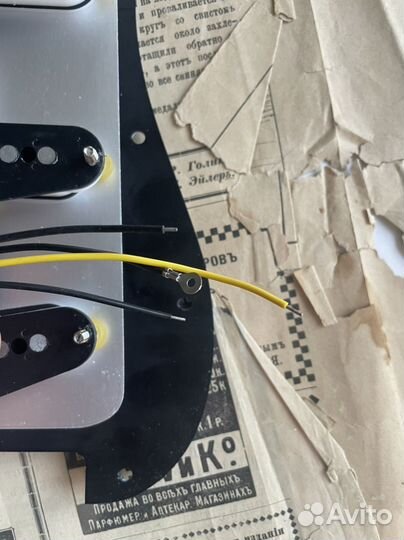 Пикгард стратокастер alnico V