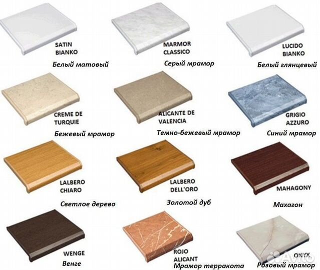 Подоконник пвх danke classico – серый мрамор