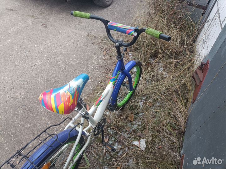 Детский велосипед с боковыми колёсиками бу