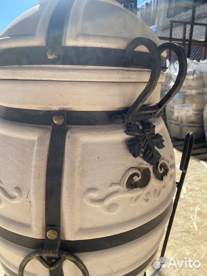 Тандыр «Аполлон» с откидной крышкой