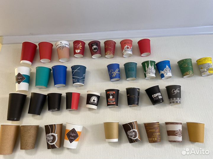 Стаканы бумажные 180 250 350 4500